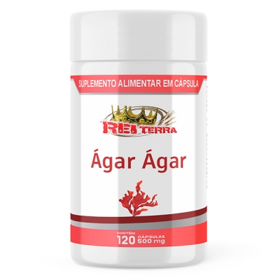 Ágar Ágar - 120 Cáps. 500mg
