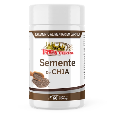 Semente de Chia - 60 Cáps. 500mg