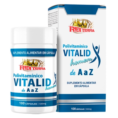 Vitalid Homem - 100 Cáps. 500mg