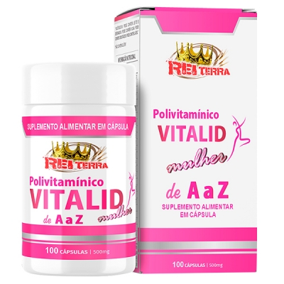 Vitalid Mulher - 100 Cáps. 500mg