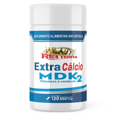 Extra Cálcio MDK2 - 120 Cáps. 500mg