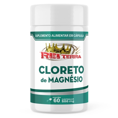 Cloreto de Magnésio - 60 Cáps. 500mg
