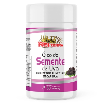 Óleo de Semente de Uva - 60 Cáps. 1400mg