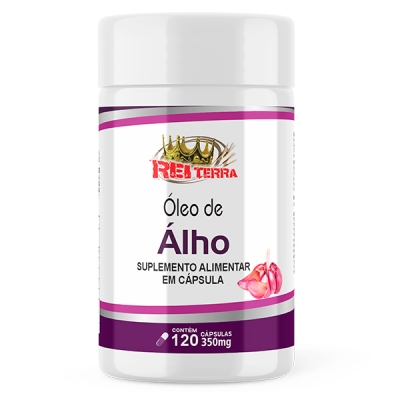 Óleo de Alho - 120 Cáps. 350mg