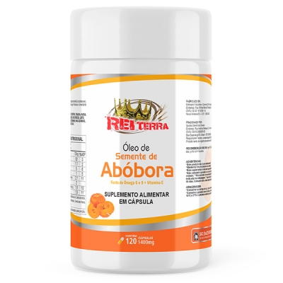 Óleo de Semente de Abóbora - 120 Cáps. 1400mg