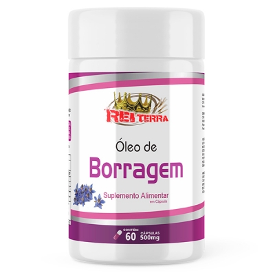 Óleo de Borragem - 60 Cáps. 500mg